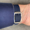 EULIT Perlon Baltic Navy Blue Watch Strap - Holben's