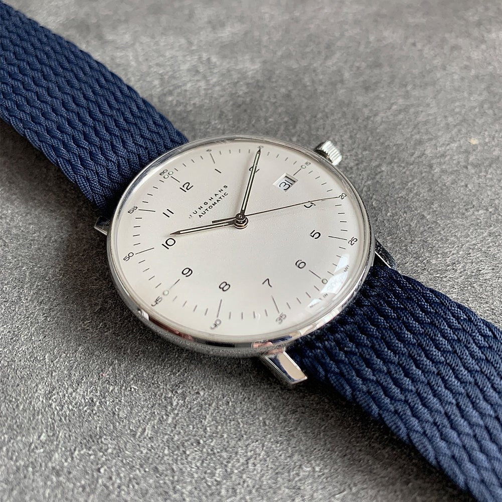 EULIT Perlon Baltic Navy Blue Watch Strap - Holben's