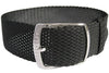 EULIT Perlon Kristall Black Watch Strap - Holben's