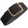 EULIT Perlon Kristall Black Watch Strap - Holben's