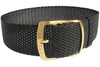EULIT Perlon Kristall Black Watch Strap - Holben's