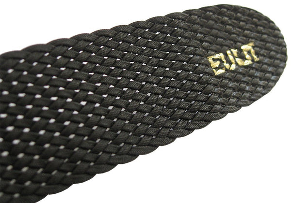 EULIT Perlon Panama Black Watch Strap - Holben's