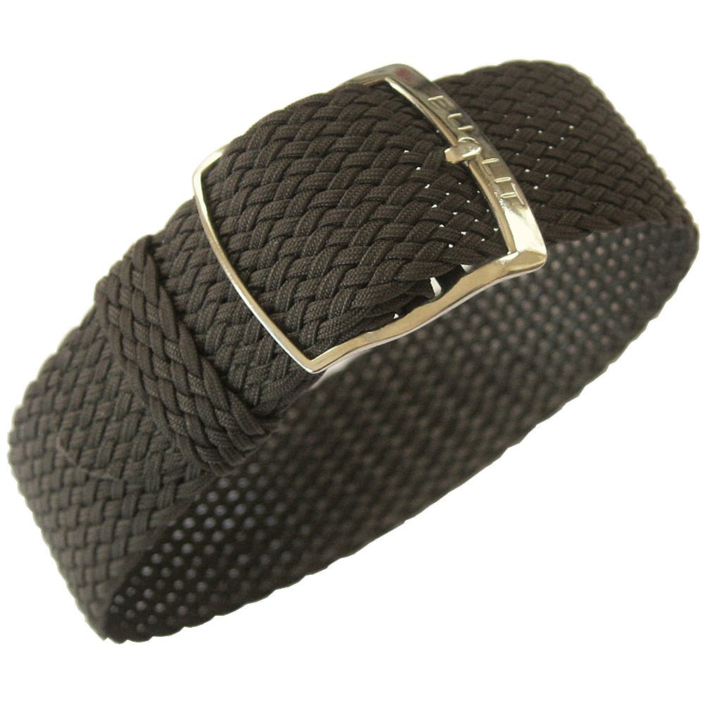 EULIT Perlon Panama Brown Watch Strap - Holben's