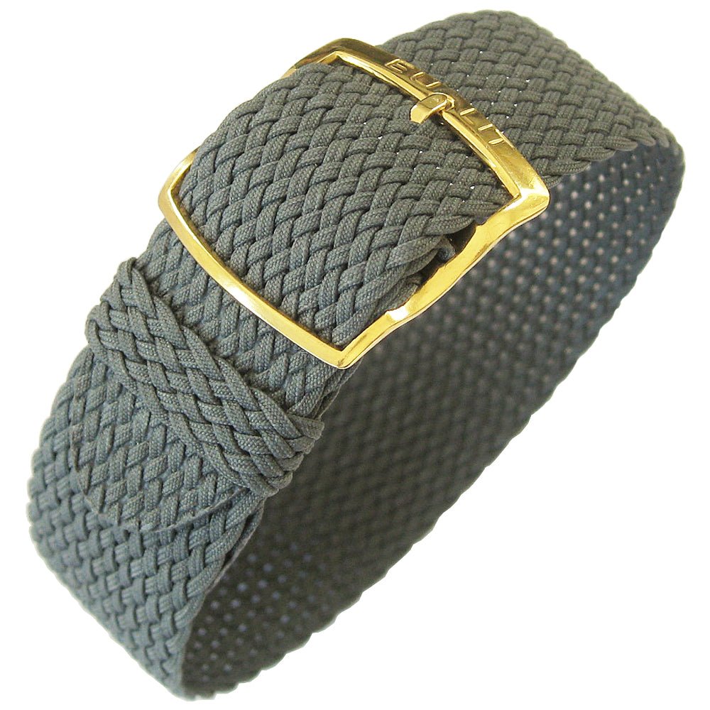 EULIT Perlon Panama Grey Watch Strap - Holben's