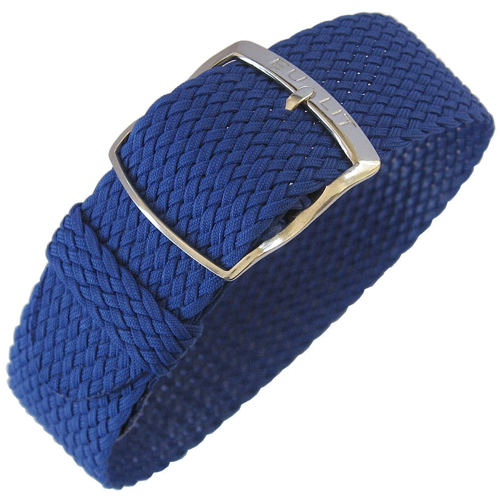 EULIT Perlon Panama Royal Blue Watch Strap - Holben's