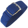 EULIT Perlon Panama Royal Blue Watch Strap - Holben's Fine Watch Bands