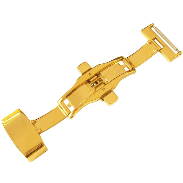 Fluco Butterfly Deployant Clasp Gold | Holben's
