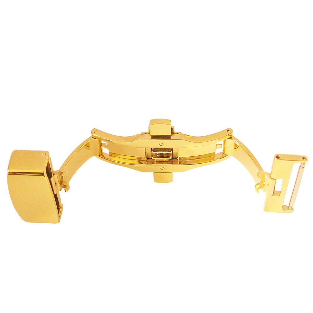 Fluco Butterfly Deployant Clasp Gold | Holben's