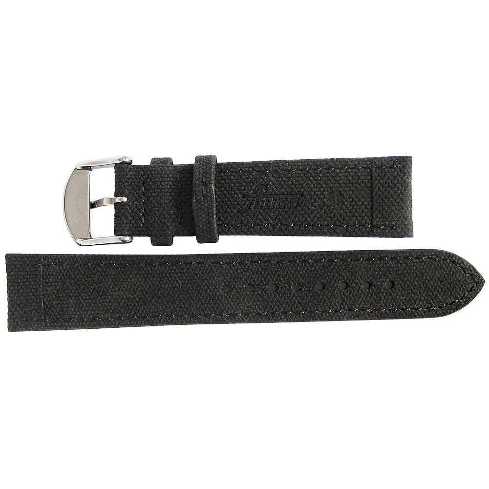 Fluco Canvas Black Vegan Watch Strap | Holben's