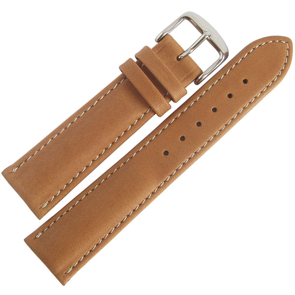 Fluco Chrono Nabucco Tan Leather Watch Strap | Holben's