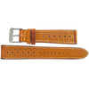 Fluco Dublin Racing Cognac Vegetable-Tanned Horween Leather Watch Strap | Holben's
