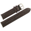 Fluco Emporio Teju Lizard-Grain Leather Watch Strap Brown-Holben's