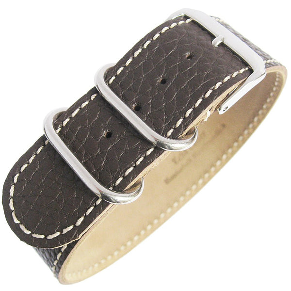 Fluco Finest Single Brown Leather Watch Strap - Holben's