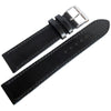 Fluco Horween Shell Cordovan Leather Watch Strap Black-Holben's