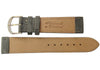 Fluco Nizza Anthracite Grey Suede Leather Watch Strap - Holben's