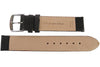 Fluco Pigskin Leather Watch Strap Black-Holben's