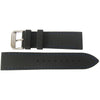 Fluco Silicone Rubber Watch Strap Black Blue-Stitch-Holben's