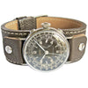 Fluco Vigo Riveted Cuff Brown Leather Watch Strap-Holben's