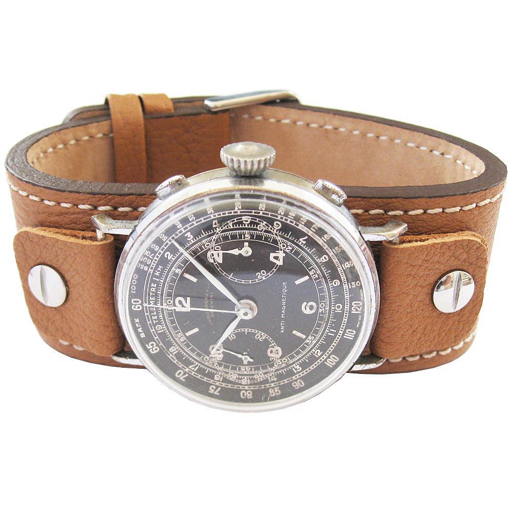 Fluco Vigo Riveted Cuff Tan Leather Watch Strap-Holben's