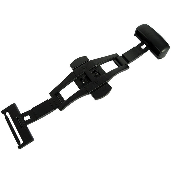 Hadley-Roma BKL150 Butterfly Deployant Clasp Black PVD-Holben's