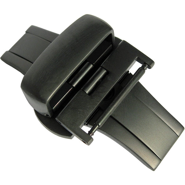 Hadley-Roma BKL150 Butterfly Deployant Clasp Black PVD-Holben's
