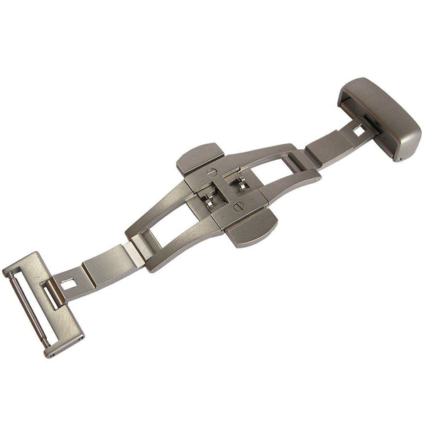 Hadley-Roma BKL150 Butterfly Deployant Clasp Matte -Holben's