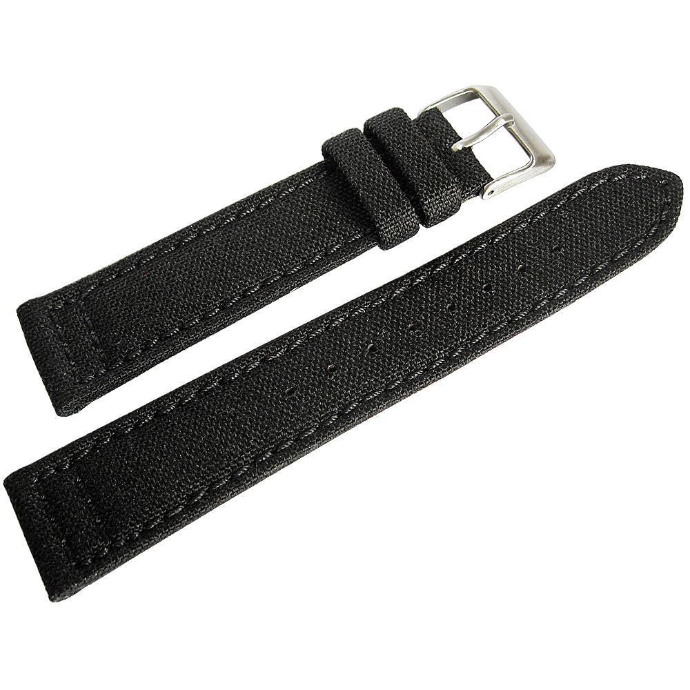 Hadley-Roma MS 850 Cordura Black Watch Strap-Holben's