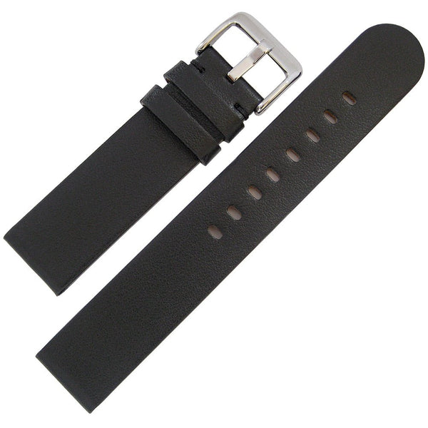 Hadley-Roma MS745 Apple Skin Black Vegan Watch Strap - Holben's