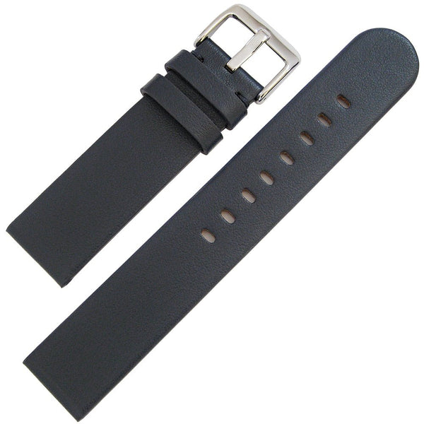 Hadley-Roma MS745 Apple Skin Vegan Watch Strap Navy Blue-Holben's
