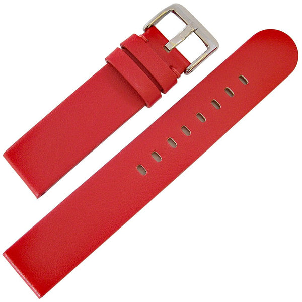 Hadley-Roma MS745 Apple Skin Red Vegan Watch Strap - Holben's