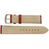 Hadley-Roma MS750 Burgundy Vegan MicroFiber Watch Strap-Holben's