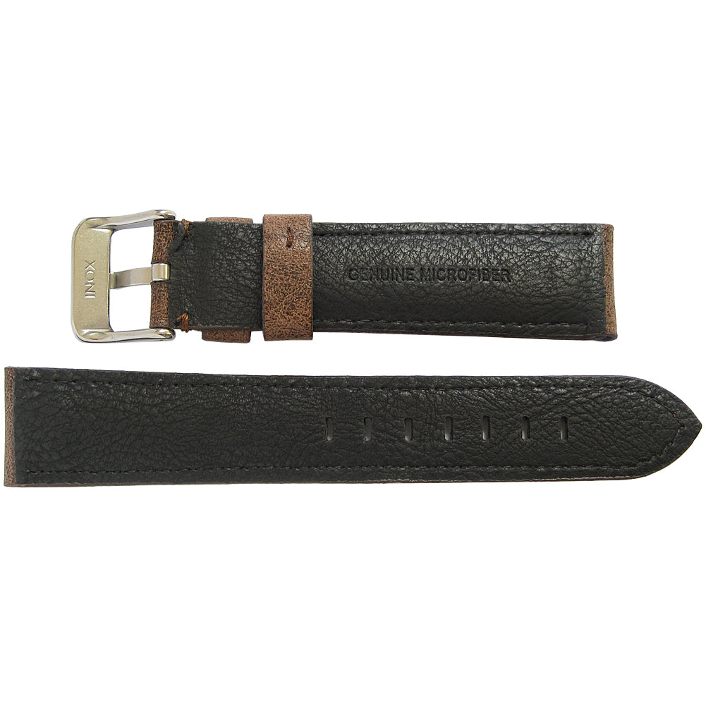 Hadley-Roma MS 752 Brown Vegan MicroFiber Watch Strap | Holben's