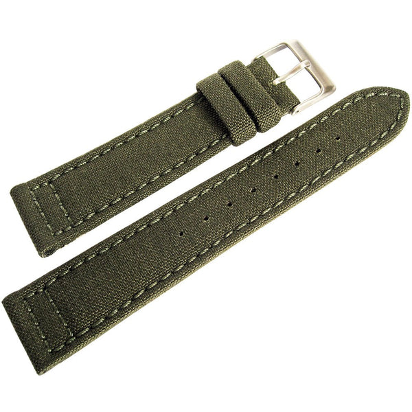 Hadley-Roma MS850 Cordura Watch Strap Green-Holben's