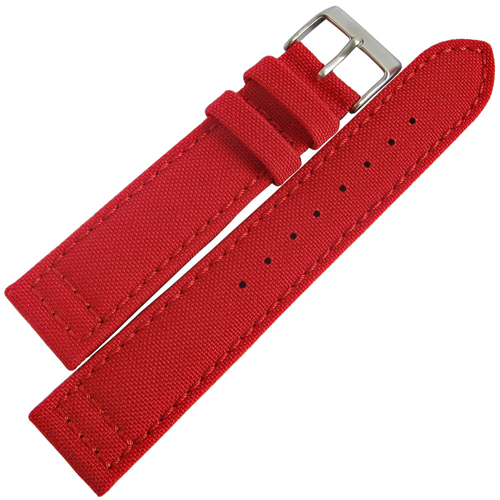 Hadley-Roma MS850 Red Cordura Watch Band Strap | Holben's
