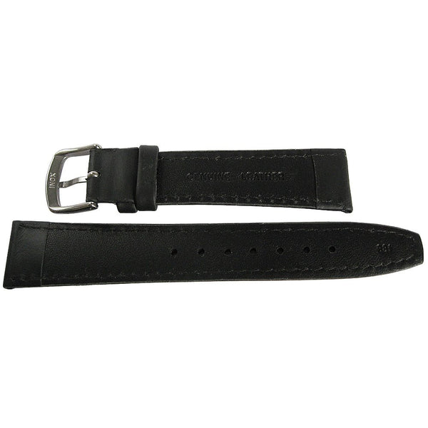 Hadley-Roma MS 881 Leather Watch Strap Black-Holben's