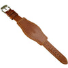Hadley-Roma MS918 Bund Leather Watch Strap Chestnut-Holben's