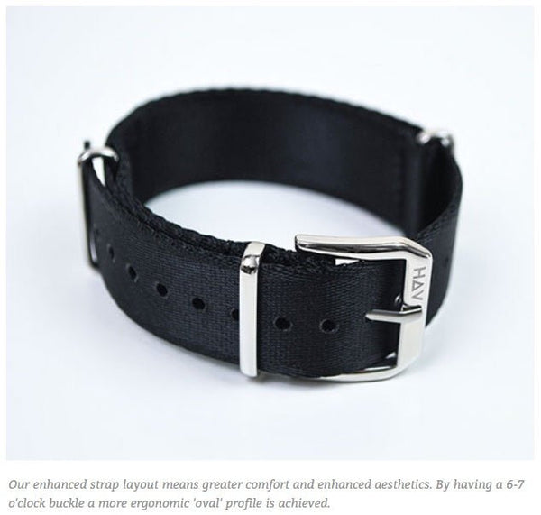 Haveston Black No. 1 Watch Strap - Holben's