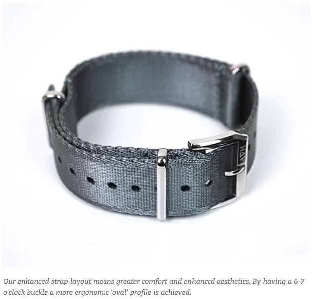 Haveston Hull Grey Watch Strap - Holben's