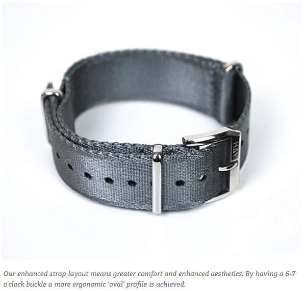 Haveston Hull Grey Watch Strap - Holben's