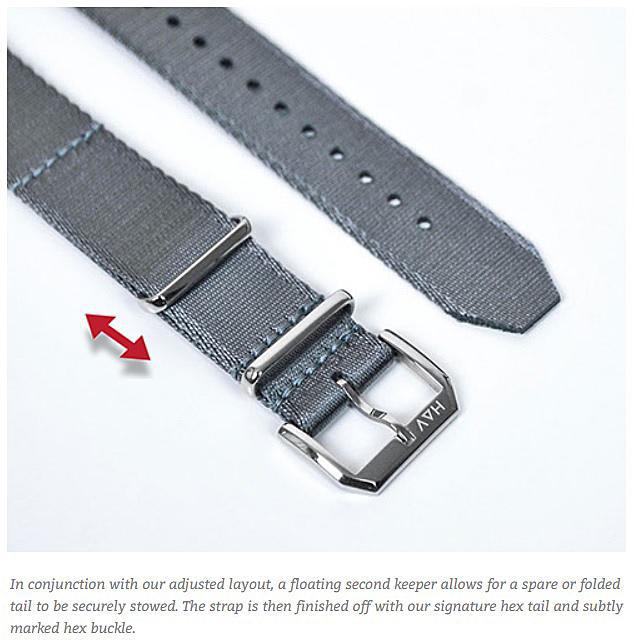 Haveston Hull Grey Watch Strap - Holben's