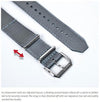 Haveston Hull Grey Watch Strap - Holben's