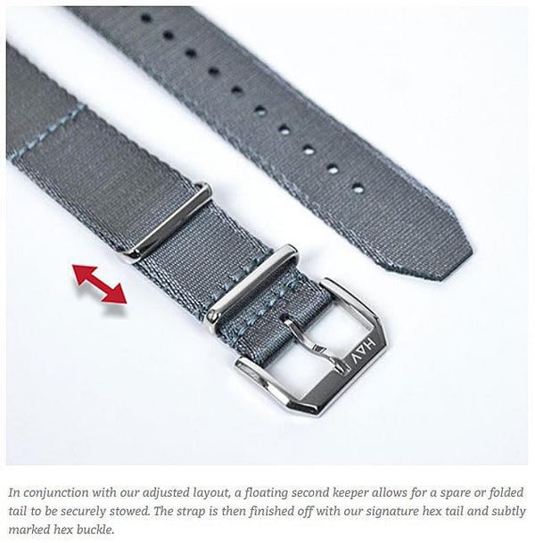 Haveston Hull Grey Watch Strap - Holben's