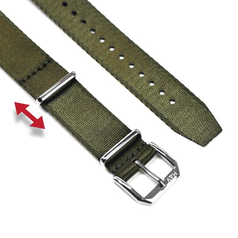 Haveston Olive Drab No. 7 Watch Strap - Holben's