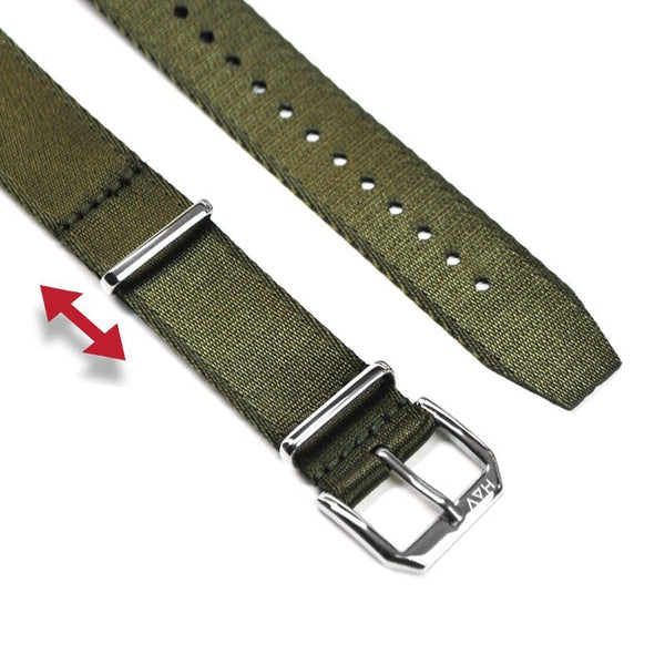 Haveston Olive Drab No. 7 Watch Strap - Holben's