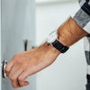 Hirsch Accent Black Rubber Watch Strap-Holben's