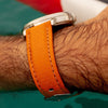 Hirsch Carbon Orange Watch Strap—Holben's