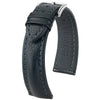 Hirsch Lucca Black Tuscan Leather Watch Strap-Holben's