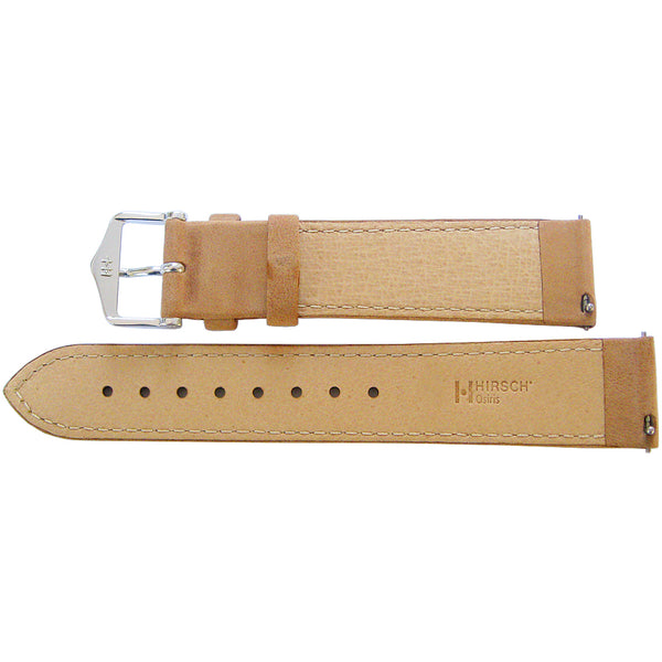 Osrich Leather Watch Strap, Beige