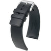 Hirsch Pure Rubber Watch Strap Black-Holben's