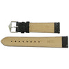 Hirsch Rainbow Lizard-Grain Leather Watch Strap Black-Holben's